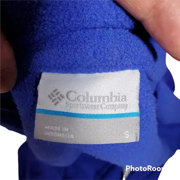 Columbia Sportswear | Blue Fleece Interchange Jacket | Size Small - Picture 4 of 4
